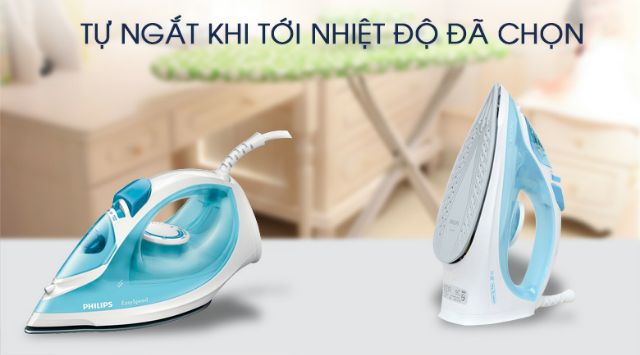 [Mã 159ELSALE hoàn 7% đơn 300K] Bàn Là Hơi Nước PHILIPS 2000W Nhập Khẩu Chính Hãng GC1740