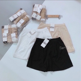 COMBO 3 chiếc Quần Sooc nữ ZARA vải đũi mềm mát mặc hè (35-57kg)