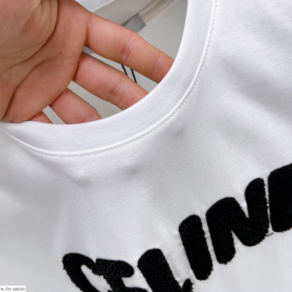 Áo Phông Nam . Áo thun Nam Nữ Thêu Chữ Celi Chất Vải  100% Cotton Co Giãn 4 Chiều DT Fashion Menwear