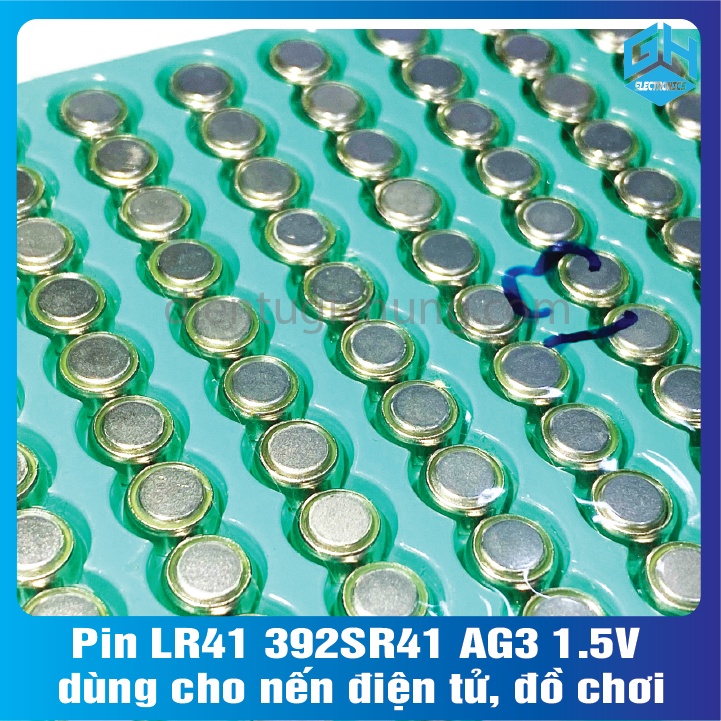 Combo 20 viên Pin LR41 392/SR41 AG3 loại 1.5V dùng cho nến điện tử, đồ chơi,máy tính