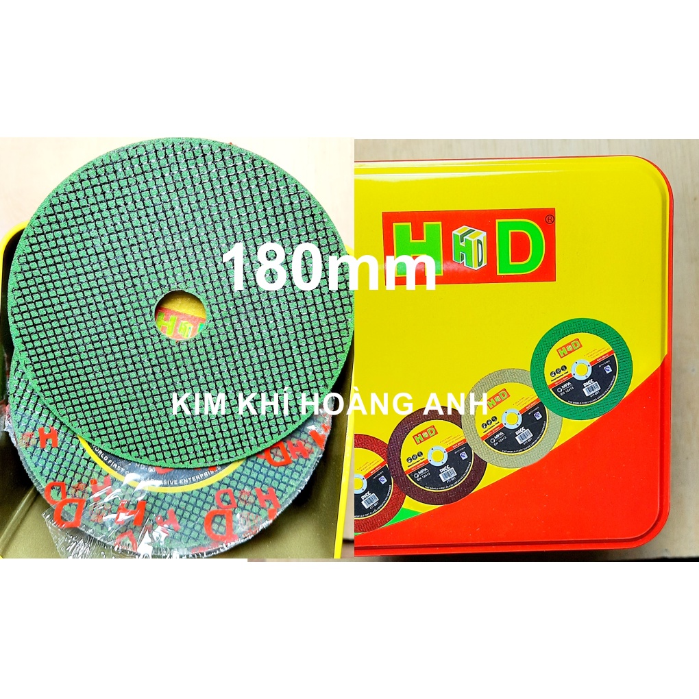 25 Viên đá cắt sắt, đá cắt inox 180 HD