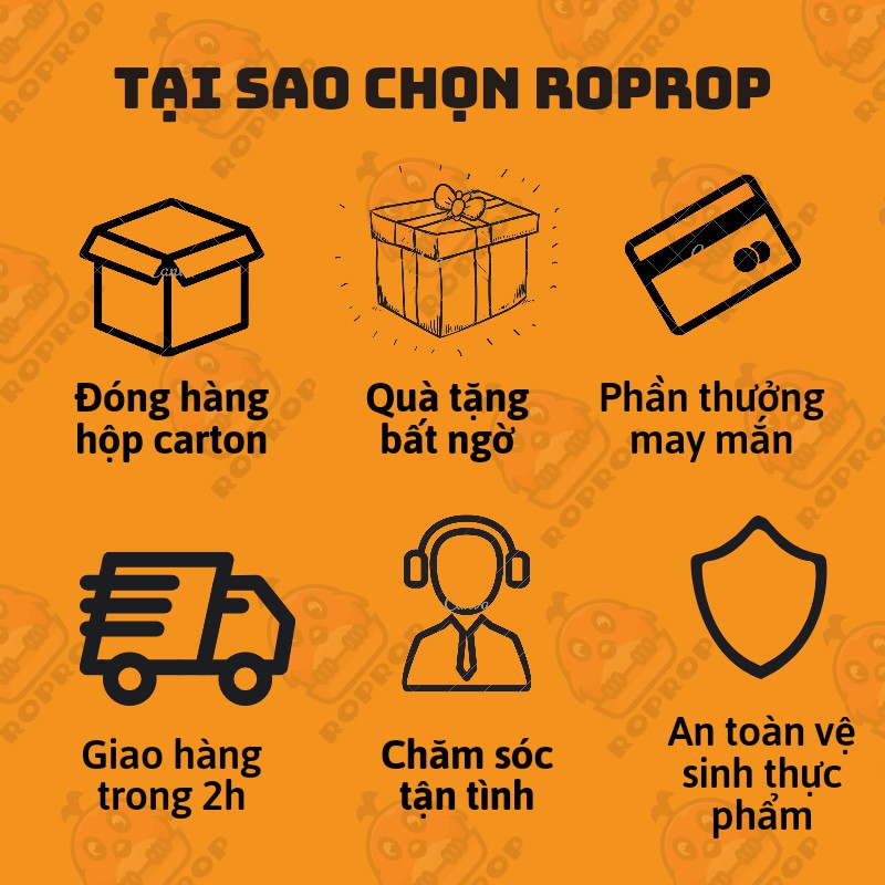 [Mã GROXUAN1 giảm 8% đơn 150K] Nui Sấy Khô Bò Roprop Hũ Pet 300g | BigBuy360 - bigbuy360.vn