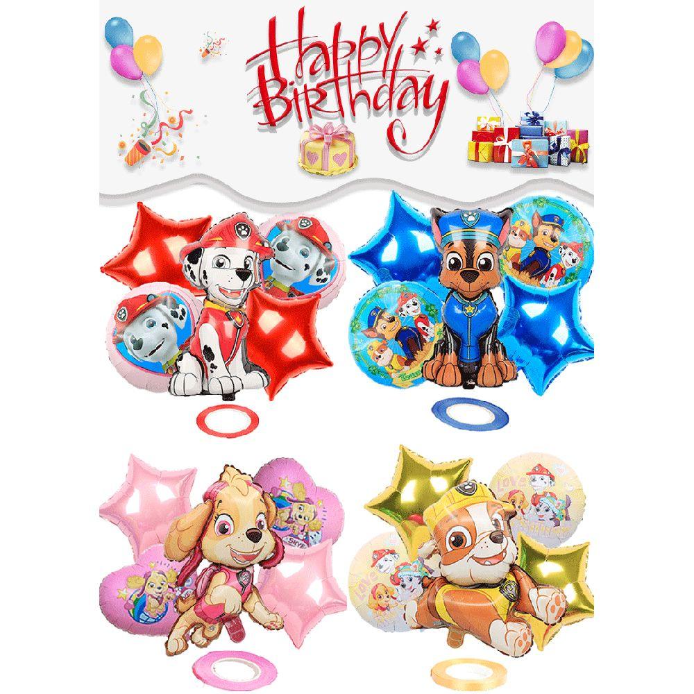 GOGOUP Bong Bóng Nhôm Hình Chú Chó Cứu Hộ Trang Trí Tiệc Sinh Nhật