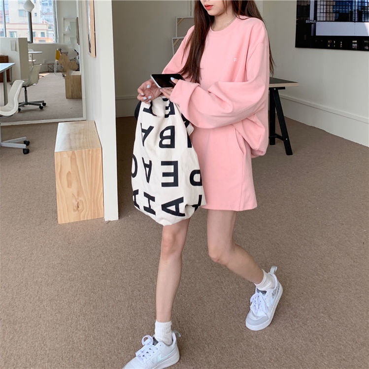 Set Áo Hoodie + Quần Short Thiết Kế Mới Năng Động Thời Trang Dành Cho Nữ