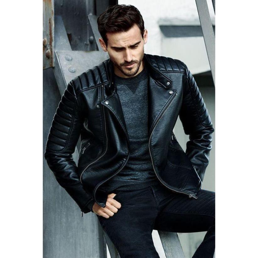 ✨ Áo khoác da biker cực chất model 2020, Chất da cực chuẩn ttpigo 153