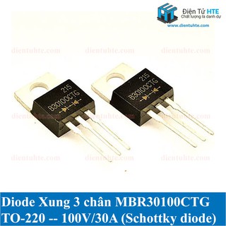 Combo 2 Diode xung 30100 MBR30100CTG B30100G 100V 30A TO-220