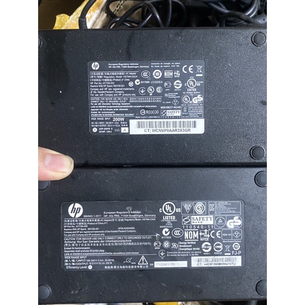 Bộ sạc laptop Hp 19.5V-10.3A 200W bản gốc theo máy