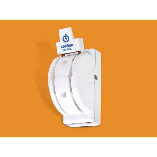 Cầu dao đế sứ 30A 2P 2 cực Sopoka D19  - Điện Việt