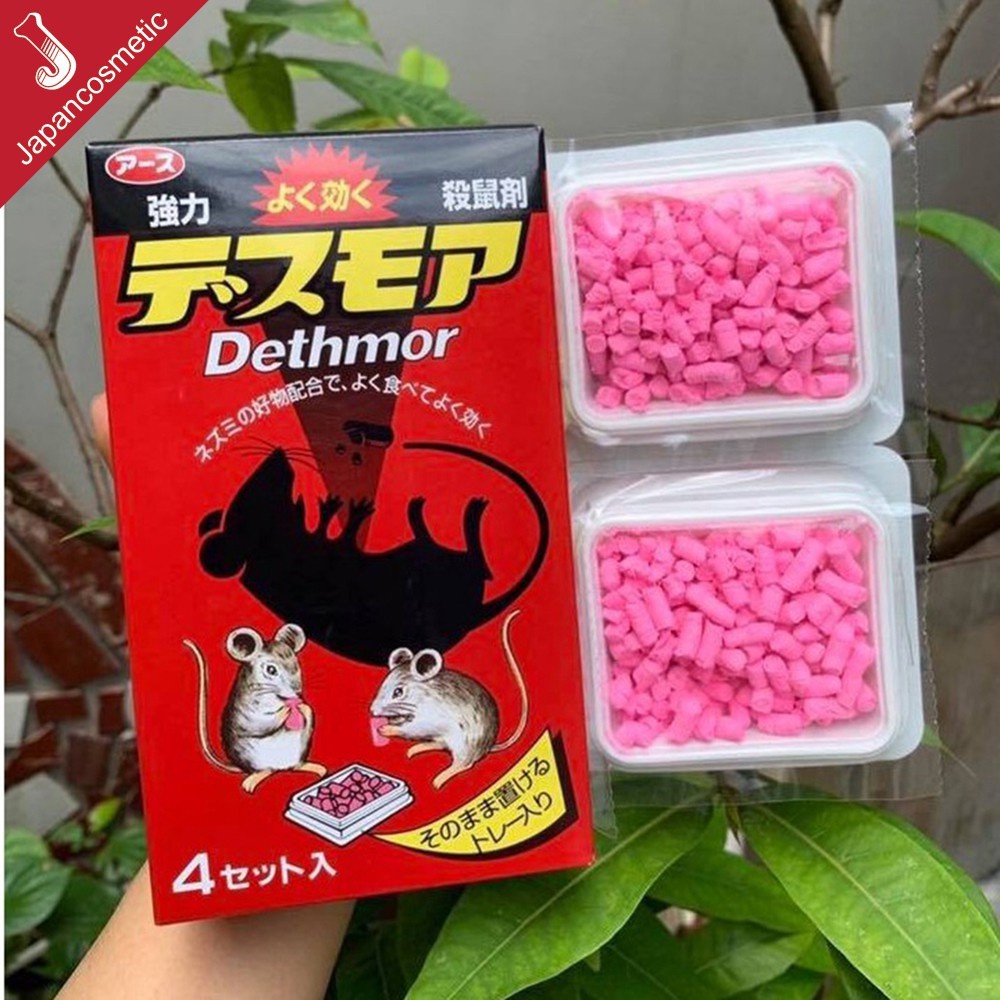 [Chuẩn Nhật] Thuốc Diệt Chuột Dethmor Nhật Bản Hộp 4 Khay