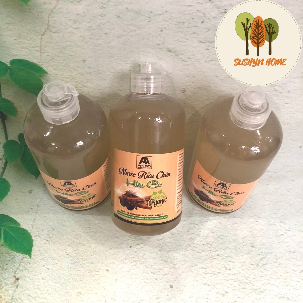 Nước Rửa Chén Hữu Cơ 100% Tự NhiênKhông Hóa Chất, An Toàn Tuyệt Đối Với Mẹ Bầu Và Trẻ NhỏTHƯƠNG HIỆU QUẾ AN AN