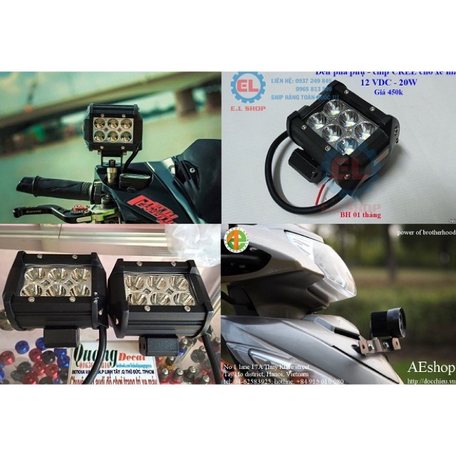 ĐÈN đi phượt xe máy