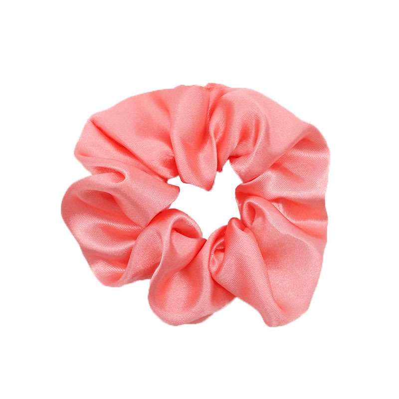 Dây Buộc Tóc Lụa Satin Phong Cách Retro Đơn Giản Đa Dạng