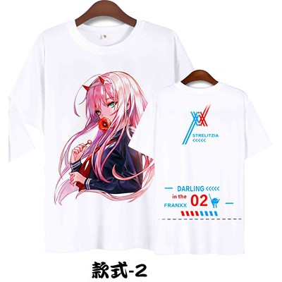 XẢ KHO 💥 Áo Thun Tay Lửng Anime Darling in the FranXX Nam Nữ!! | BigBuy360 - bigbuy360.vn