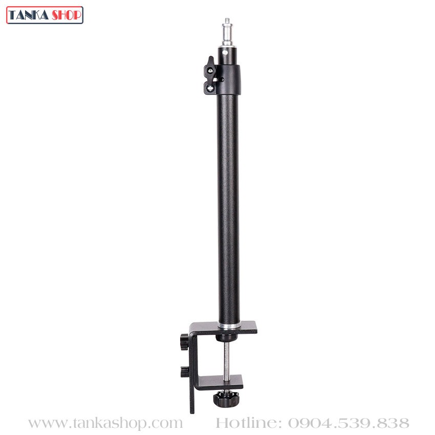 Chân đế webcam, điện thoại, máy ảnh kẹp bàn