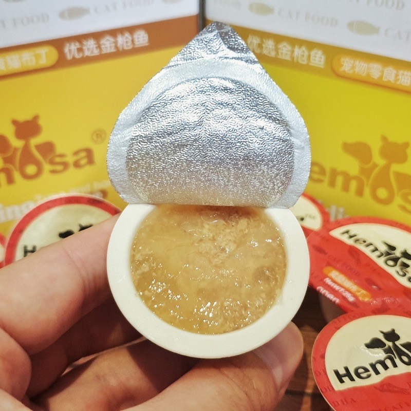 [Giao ngay Nowship/Grab] Pate Hemosa 25g cho mèo - Pudding pate Hemosa cho mèo 25g