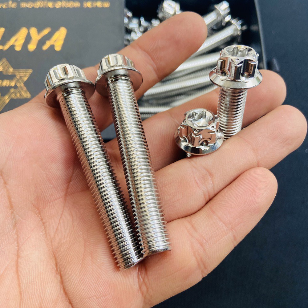 ỐC SALAYA 10LY6 TRANG TRÍ XE MÁY SIÊU SÁNG BÓNG, THỂ HIỆN ĐẲNG CẤP