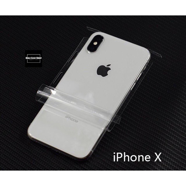 [Freeship toàn quốc từ 50k] IPHONE X/XS/ XS MAX DÁN FILM PPF TRONG SUỐT FULL LƯNG FULL VIỀN CAO CẤP