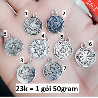 Charm sỉ bạc cổ : 1 gói 50gram = 23k