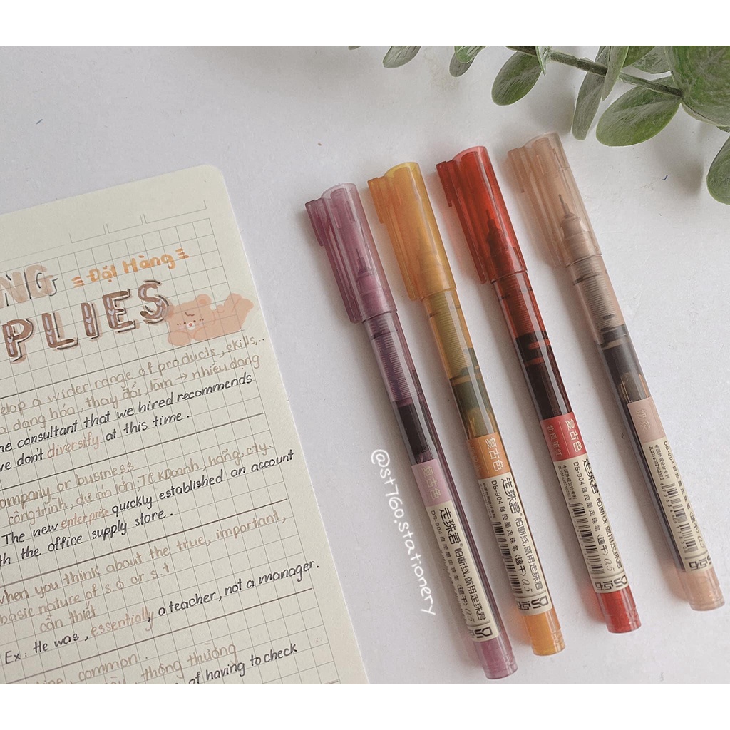 Bút mực gel DS-904 ngòi 0,5mm phong cách cổ điển