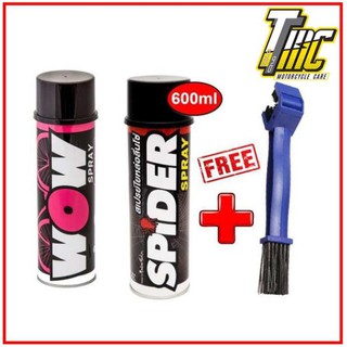 [Rẻ Vô Địch]  Xịt dưỡng sên Spider , bôi trơn sên (xích) spider và vệ sinh sên WOW