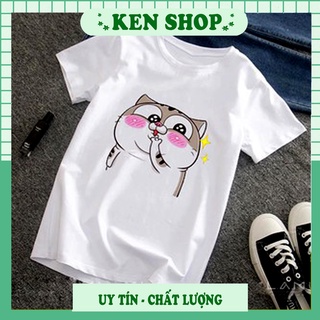 Áo thun in hình Mèo Ami Bụng Bự