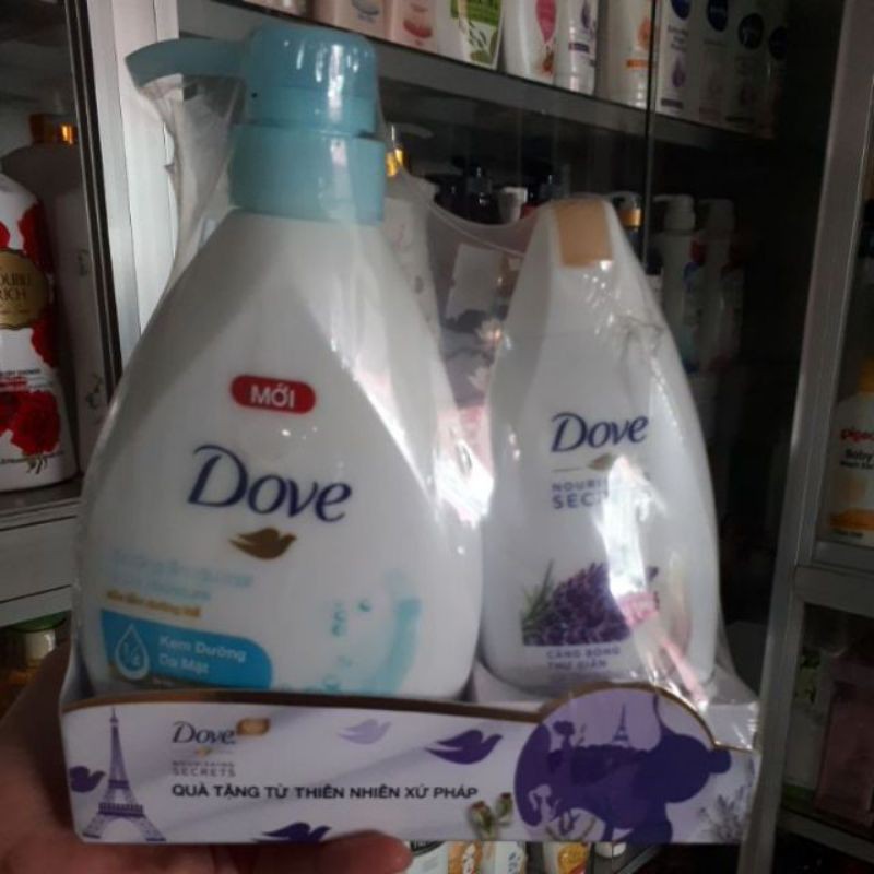 SỮA TẮM DOVE TRẮNG MỊN 530GR TẶNG CHAI 250ML