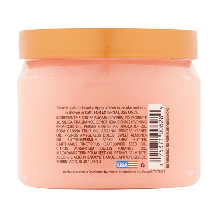 Tẩy tế bào chết Tree Hut Shea Sugar Scrub - Moroccan Rose, 595g