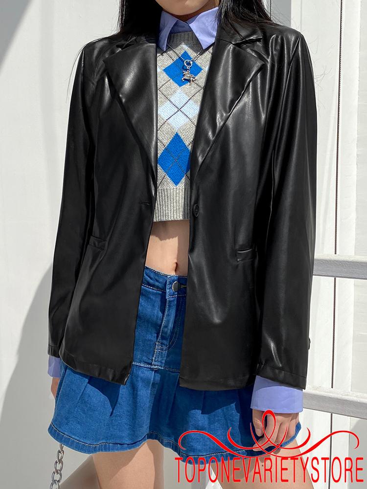 Áo Khoác Da Pu Thời Trang Nữ Cá Tính