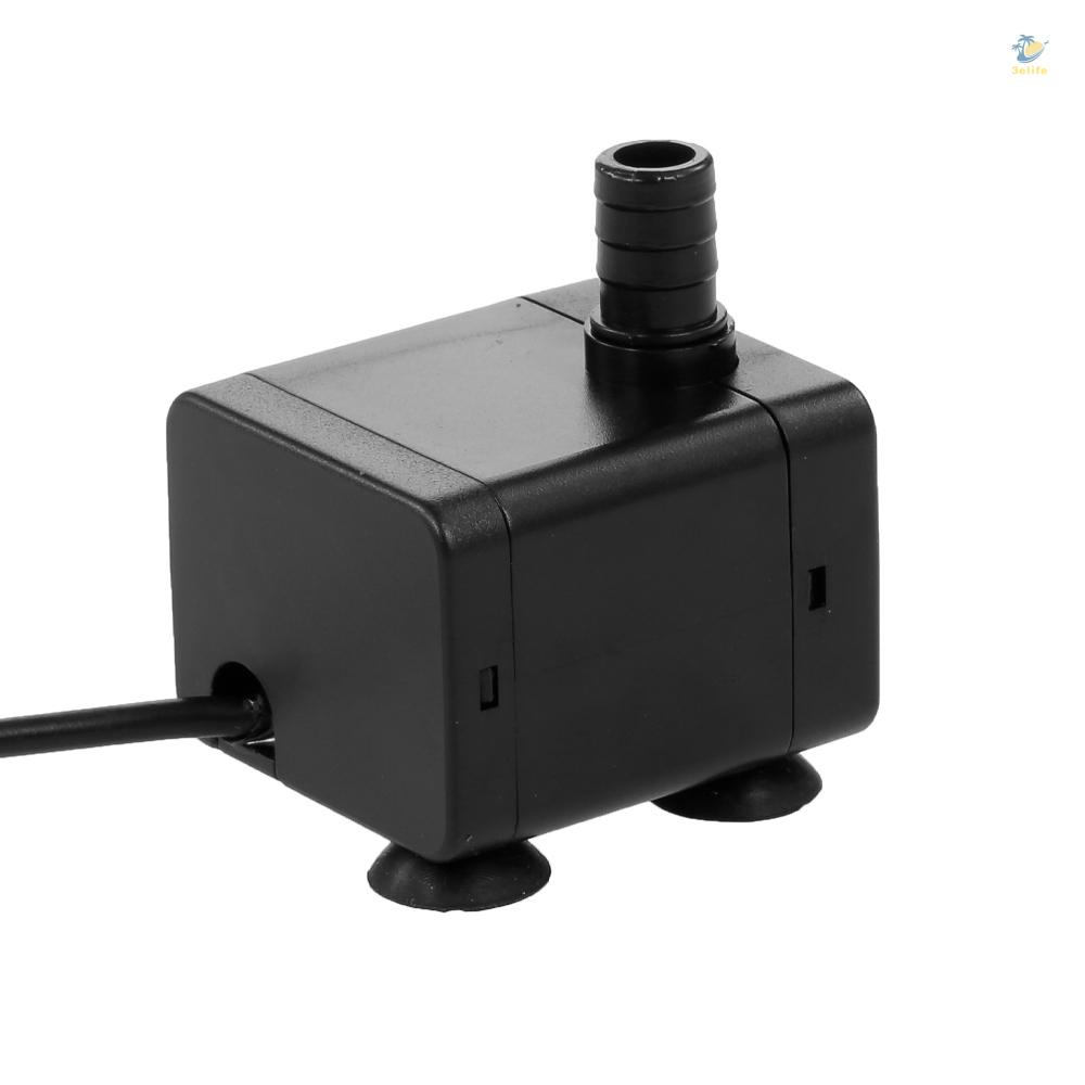 Máy Bơm Nước USB Mini Siêu Yên Tĩnh 5V Có Dây Chống Nước Cho Hồ Cá/Bể Cá