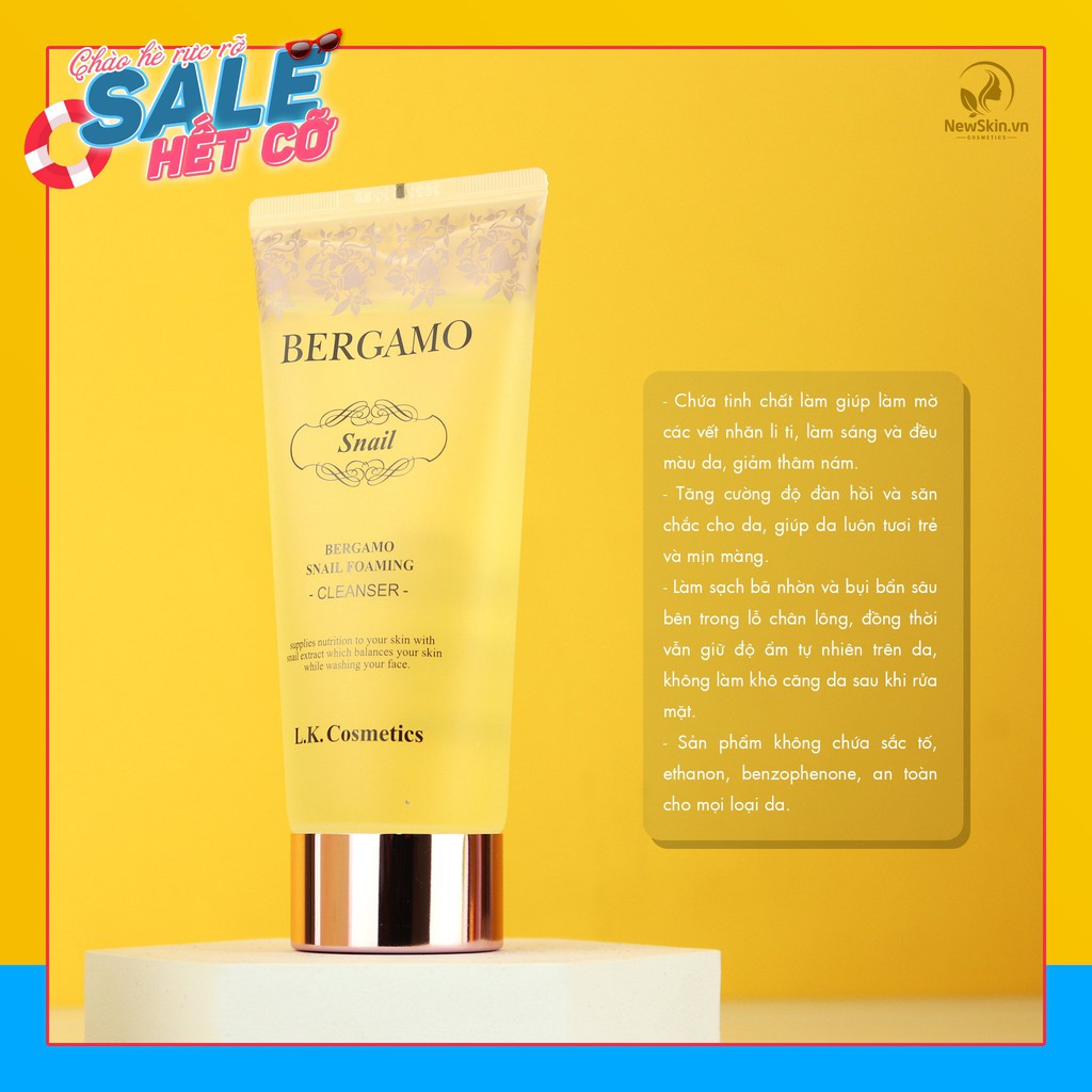 Sữa rửa mặt BERGAMO Foaming Cleanser 150ml