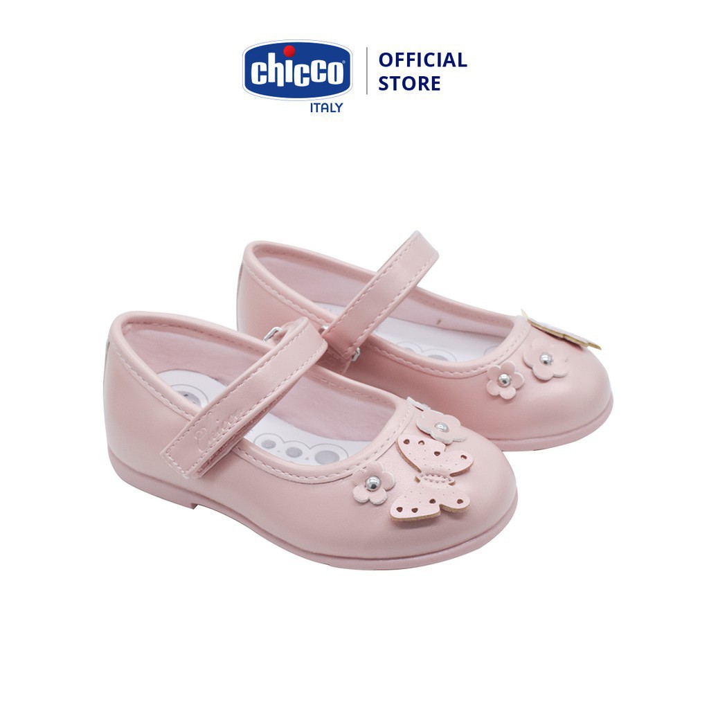 Giầy búp bê định hình vòm bàn chân bé Butterfly Chicco - Hồng Pinky