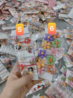 SET 10 DÂY BUỘC TÓC BÉ GÁI SIÊU DỄ THƯƠNG