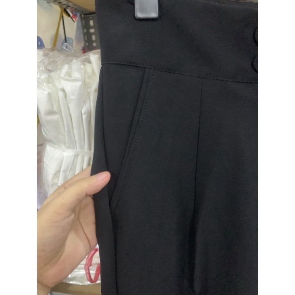 QUẦN TÂY LƯNG CAO 2 NÚT BỌC