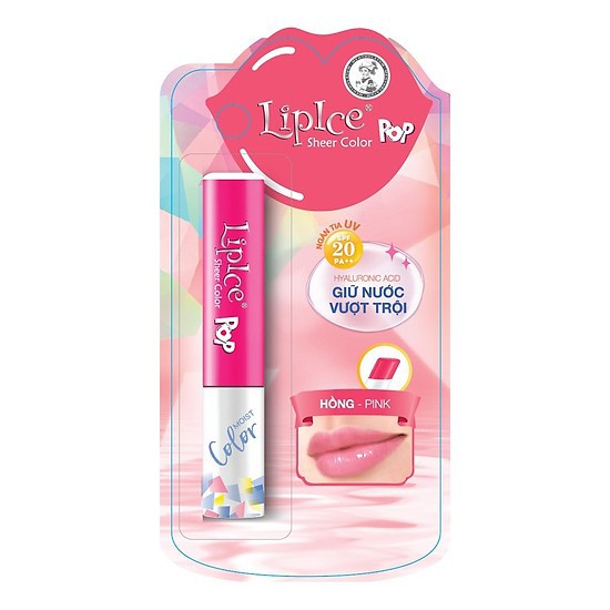 Son dưỡng có màu LipIce Sheer Color Pop màu hồng phấn tươi tắn 2.4g | BigBuy360 - bigbuy360.vn