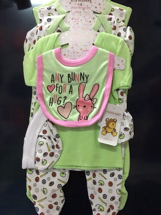 Set sơ sinh 8 món 0-3M