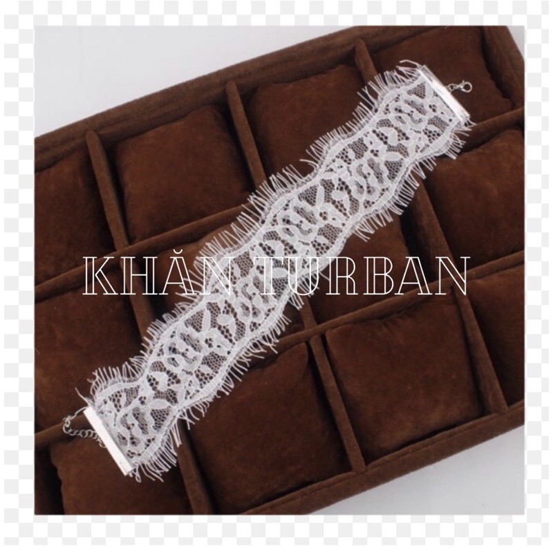 Choker ren trắng - Vòng cổ ren trắng