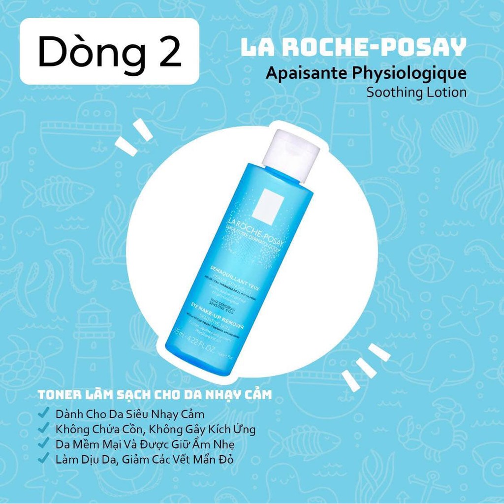 Nước hoa hồng La Roche Posay Lotion Apaisante Physiologique cho da nhạy cảm 200ml