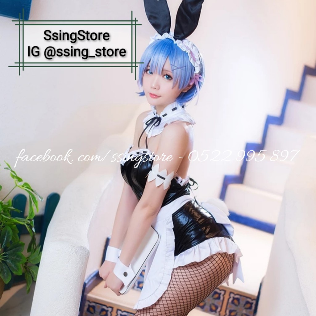 Set COSPLAY REM & RAM "Nữ Bồi Bàn" sexy ( Hàng order )