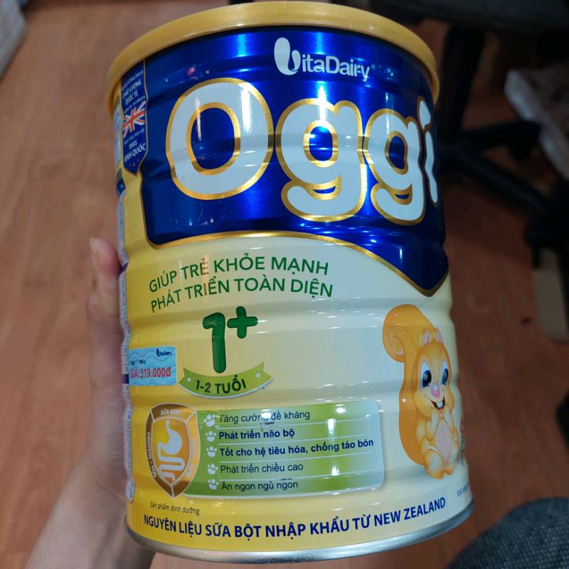 Sữa Oggi 1+ 800G date 2024 MÃ QR ĐẦY ĐỦ