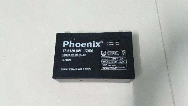 Bình ắc quy xe ô tô điện môtô điện trẻ em 6v 12ah