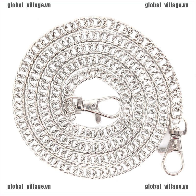 [global] 100cm Replacement Women Crossbody Shoulder Tote Strap Chain Handle Handbag DIY [village]