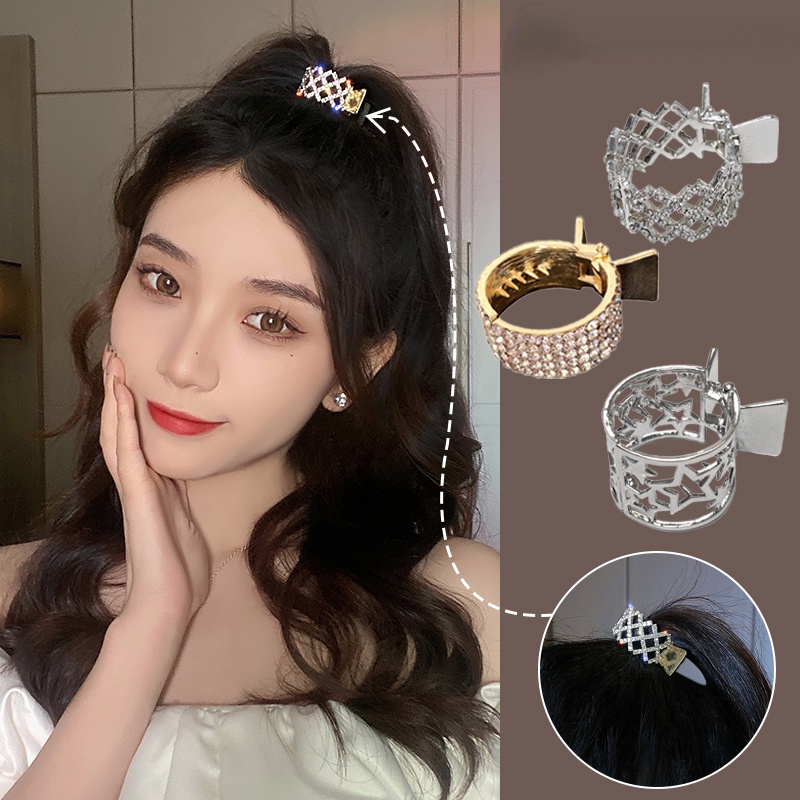 Kẹp Tóc Đính Đá Và Ngọc Trai Xinh Xắn Dành Cho Nữ