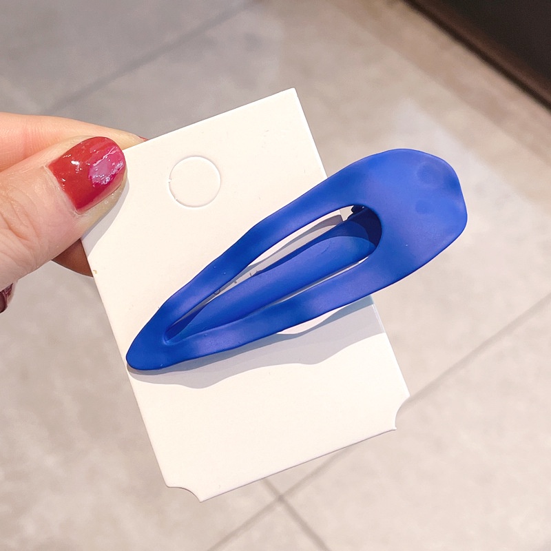 Klein Kẹp tóc không để lại dấu vết màu xanh dương đỏ mới cho nữ