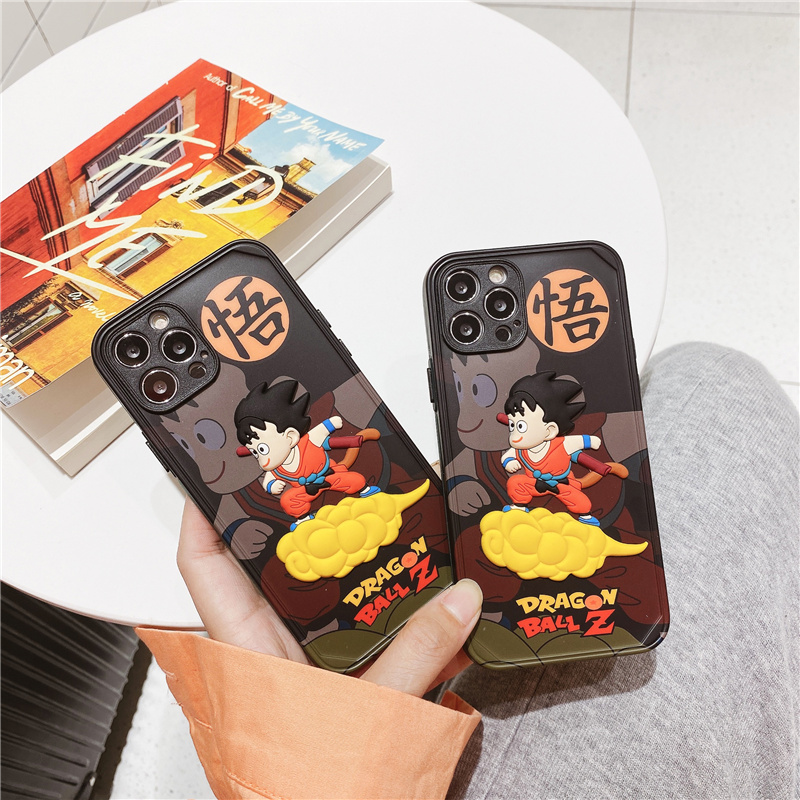 Cute Q Version Monkey King Mobile Phone Case, Suitable For iPhone 7plus / 8plus / X / Xr / Xs / 11/12 / Pro / Max / Plus / Pro Lens Detachable Protective Cover