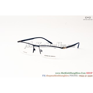 GỌNG KÍNH CẬN THỜI TRANG CAO CẤP  P9234 Xanh nữa khung