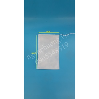 Set 10 Túi Lọc Trà, Thảo Dược, Cà Phê Bằng Vải Không Dệt Có Dây Buộc