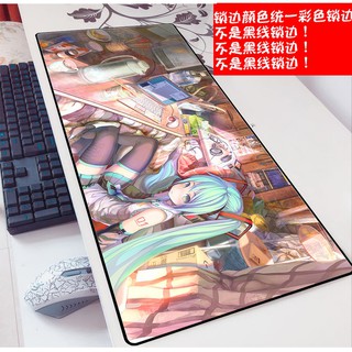 Miếng Lót Chuột Máy Tính 700x300 X 2mm Hình Hatsune Miku