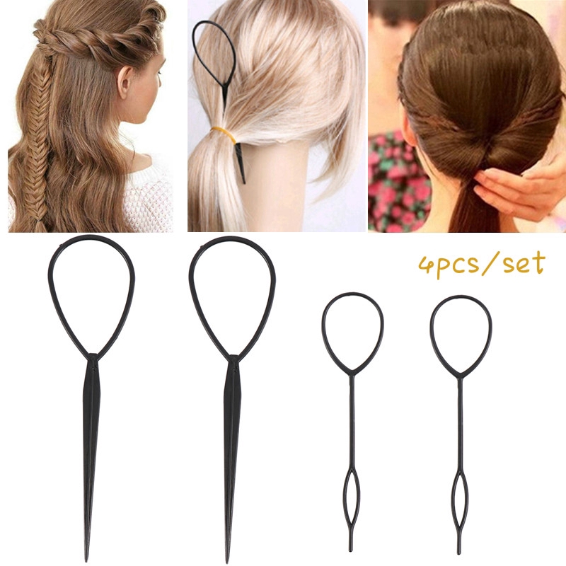 Bộ 4 dụng cụ làm tóc đuôi ngựa
