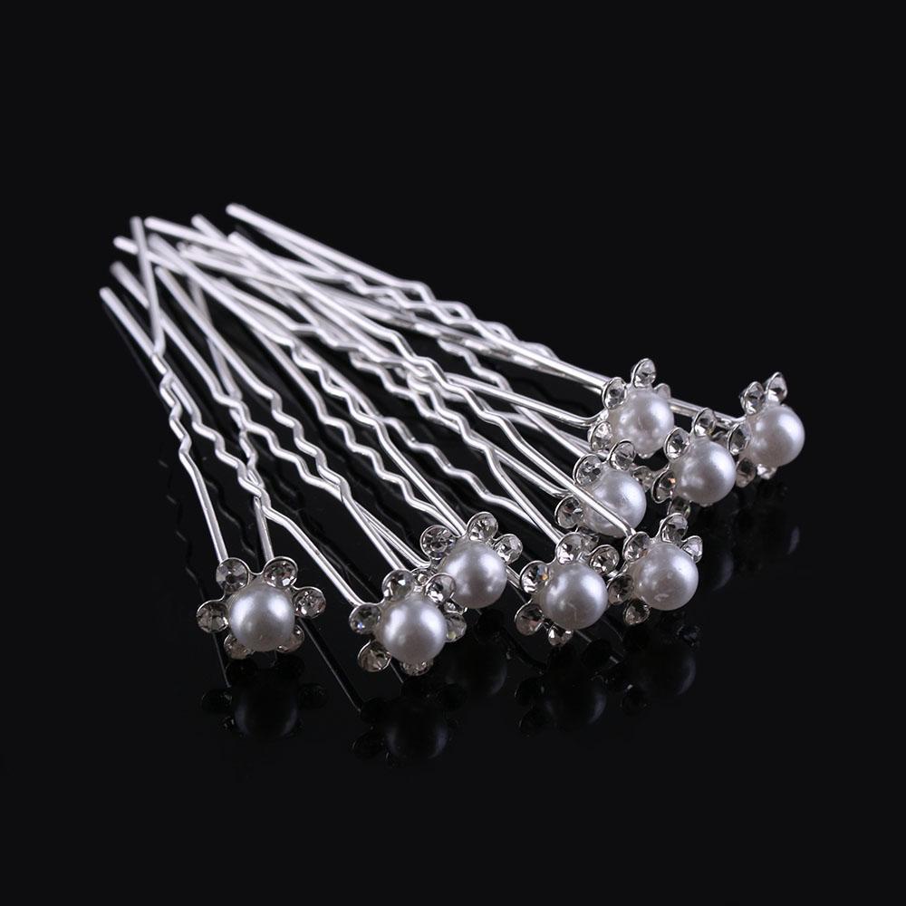 Bộ 20 Trâm Cài Tóc Đính Đá Lấp Lánh Cho Cô Dâu