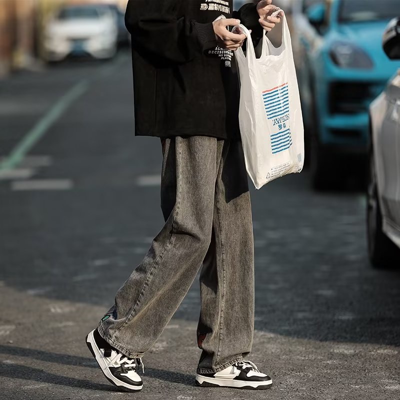 Quần Jean Dài In Họa Tiết Hoạt Hình Phong Cách Nhật Bản Thời Trang Cho Nam size S-3XL